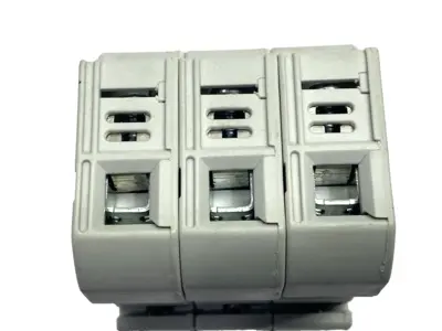 Used Cooper Bussmann Fuse Holder w/ Indicator, 3-Pole 48VDC 30A Fuses Michigan US | Maverick Industrial Sales #1502359