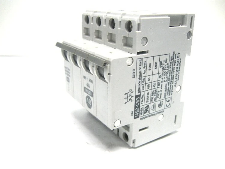 Used ALLEN BRADLEY 1492-CB3H040 AND 1492-ACBH1 Circuit Breakers Kentucky US | Industrial Parts R Us Inc. #355400