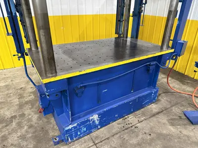 75 TON DAKE MODEL #18-558 HYDRAULIC 4-POST PRESS,  23" STROKE: YOBRO #24094