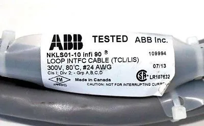 NEW ABB NKLS01-10 LOOP INTERFACE CABLE NKLS0110