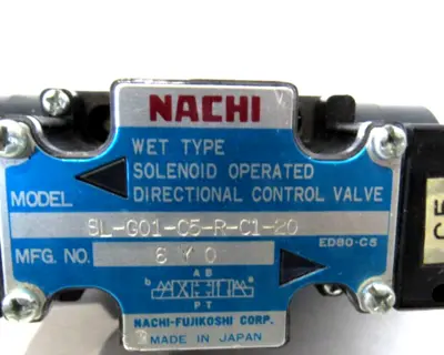 NEW NACHI SL-G01-C5-R-C1-20 CONTROL VALVE SLG01C5RC120
