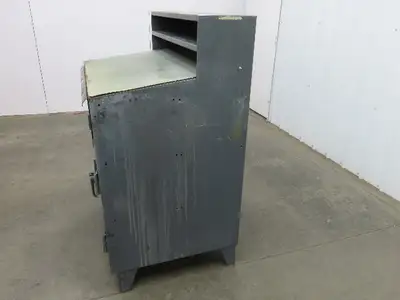 Strong Hold Extreme Duty 12 GA Shop Desk 1 Drawer Riser Shelf 36x28x54"