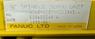 USED FANUC A06B-6059-H212#H514 AC SPINDLE SERVO UNIT A20B-1003-0010/19B