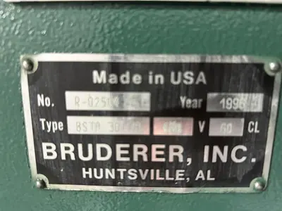 USED 1996 BRUDERER BSTA 30II HL