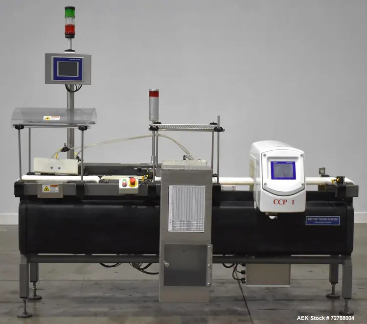 Used METTLER-TOLEDO XE Checkweighers - Combination Metal Detector Illinois US | Aaron Equipment #86661
