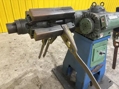 2,000 LBS X 12" LITTELL MODEL #20-12 DOUBLE END PULL OFF UNCOILER COIL REEL: STOCK #23712