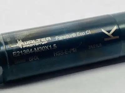 E21364-M30X1.5 | Walter Prototyp  Straight Flute Tap 5 Flutes HSS-E-PM M30-1.5 - New