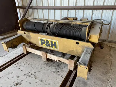 5 TON P & H TOP RUNNING CRANE HOIST: STOCK #14382
