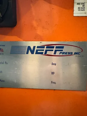 2006 NEFF DF15-5HS C Frame and Gap Frame Press | Kempler Machinery (16)
