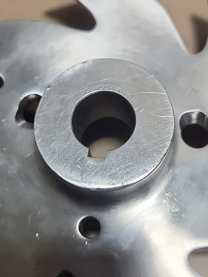 *PREOWNED* Stainless Centrifugal Pump Impeller 7-Vane 22mm Bore + Warranty!
