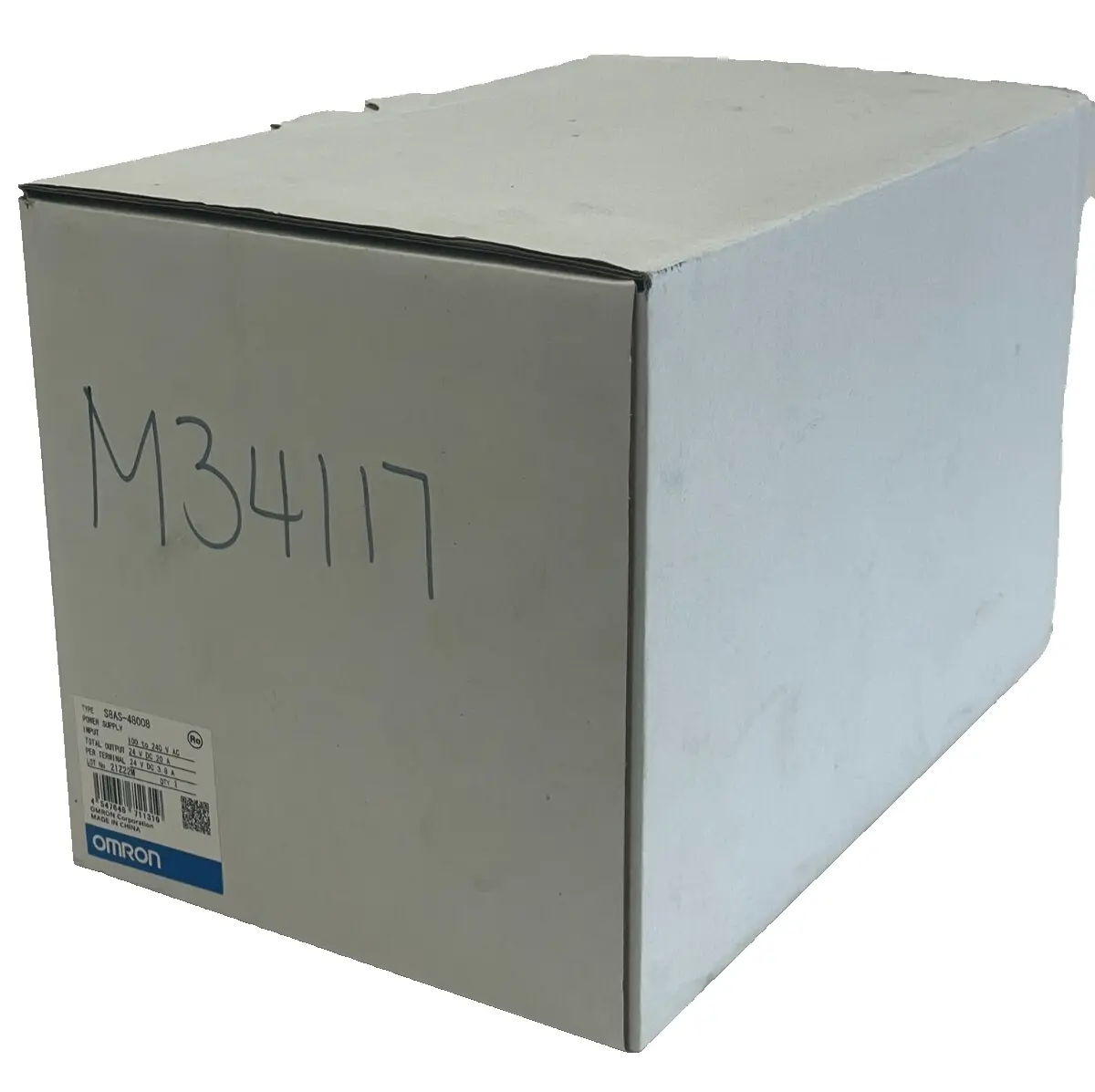 NEW OMRON S8AS-48008 POWER SUPPLY 24V DC 20A S8AS48008