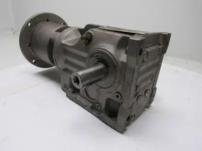 SEW-EURODRIVE K37LP145 5.36:1 Ratio Double Shaft Gear Box Speed Reducer
