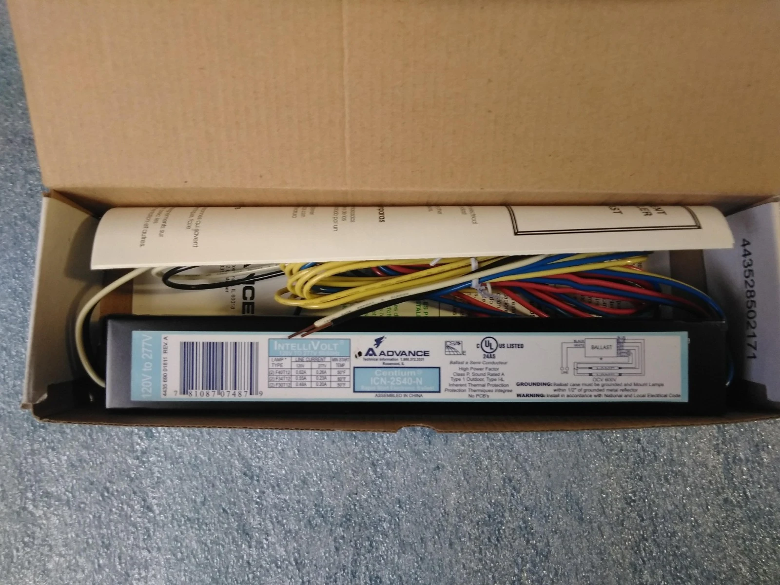 NEW Advance ICN-2S40-N