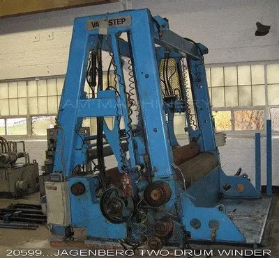 1987 100" Face Jagenburg VariStep 30 Rewinder/Slitter