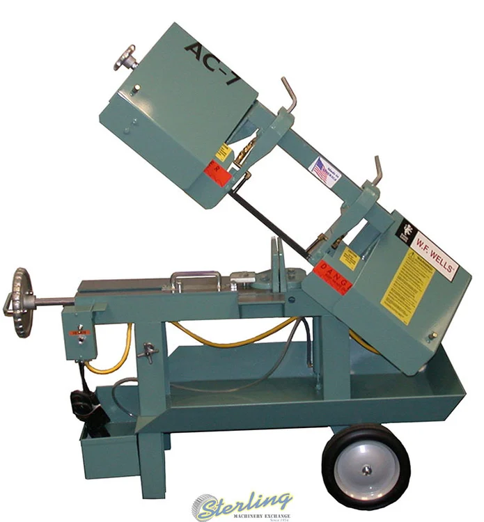 New | in-Stock W.F. WELLS AC-7 Horizontal Band Saws California US | Sterling Machinery Exchange #1465888