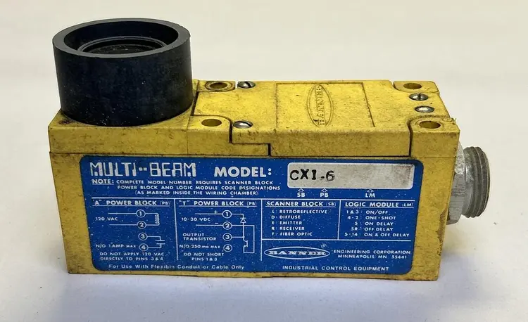 Used BANNER CX1-6 Industrial Controls Ohio US | Surplus Asset Holdings #1243309