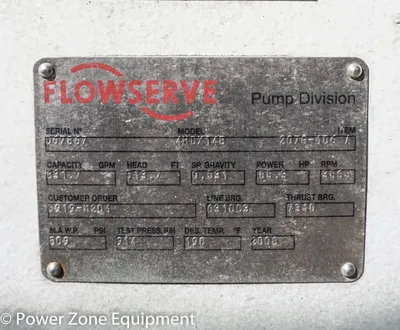 NEW FLOWSERVE 4HDX14B