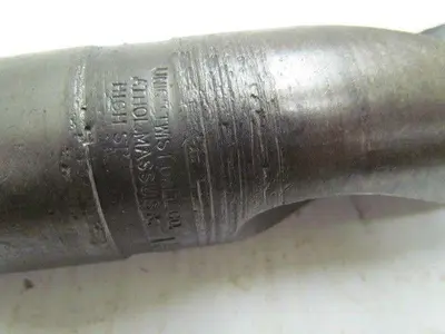 Union Twist Drill Co 1-13/16" Morse Taper No.5 MT Shank Drill Bit 14-1/4" OAL