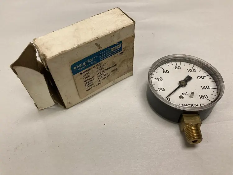 New | in-Stock ASHCROFT 25W1005-H-02B-160# Universal Pressure Meters | Surplus Asset Holdings #1217331