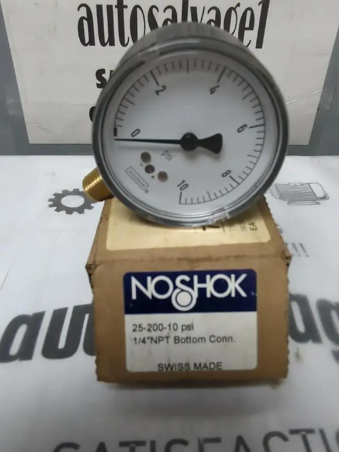 New | in-Stock NOSHOK 25-200-10 Universal Pressure Meters Ohio US | Surplus Asset Holdings #1239698