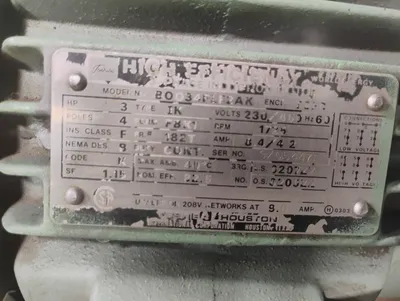 TOSHIBA BOO34FLF2AK Induction Motor | ESS Industrial Equipment Sales (5)