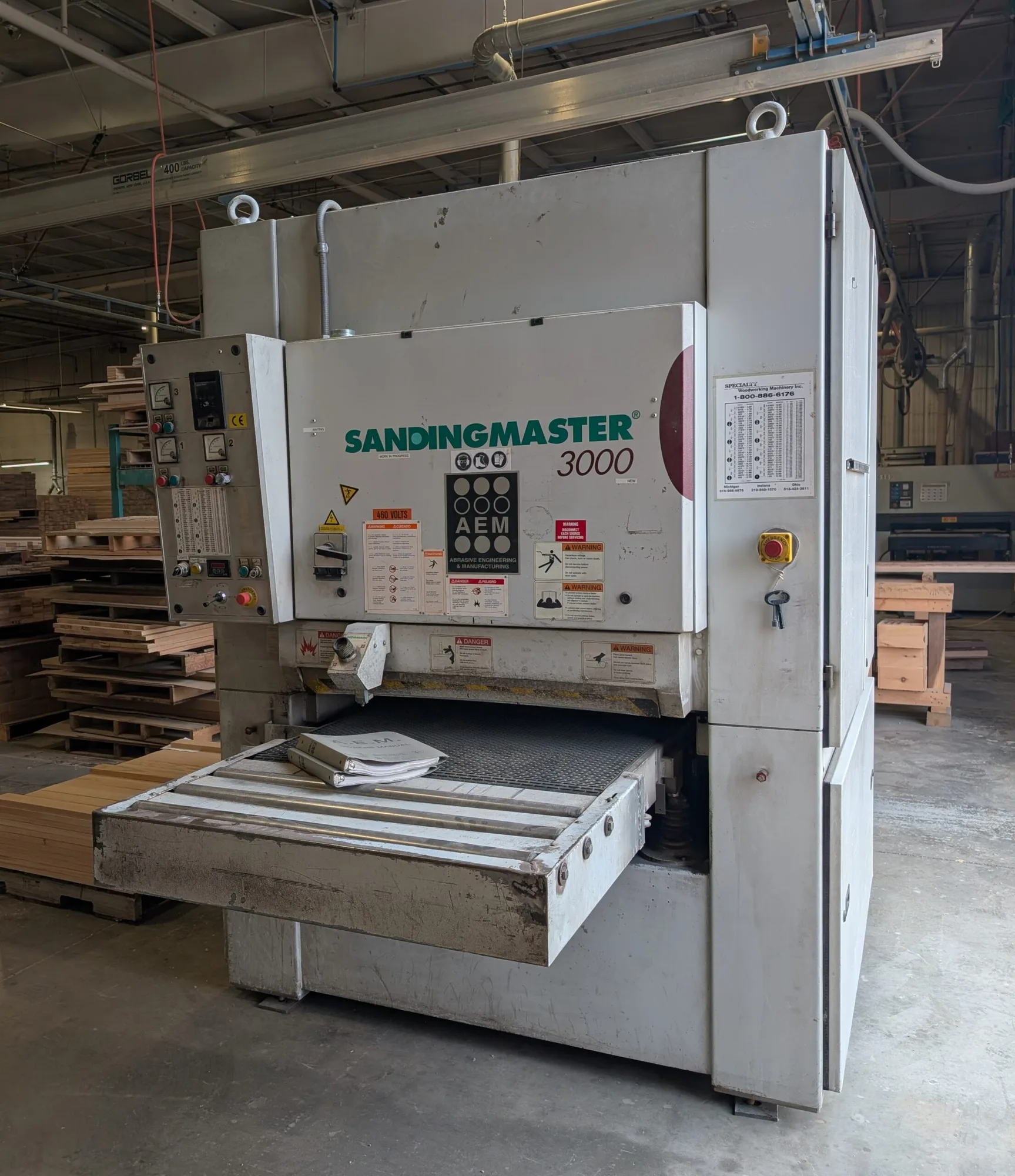 Used _UNKNOWN_ SA 3301-900PWW Wide Belt Sanders Ohio US | AW Machinery, LLC. #1313159