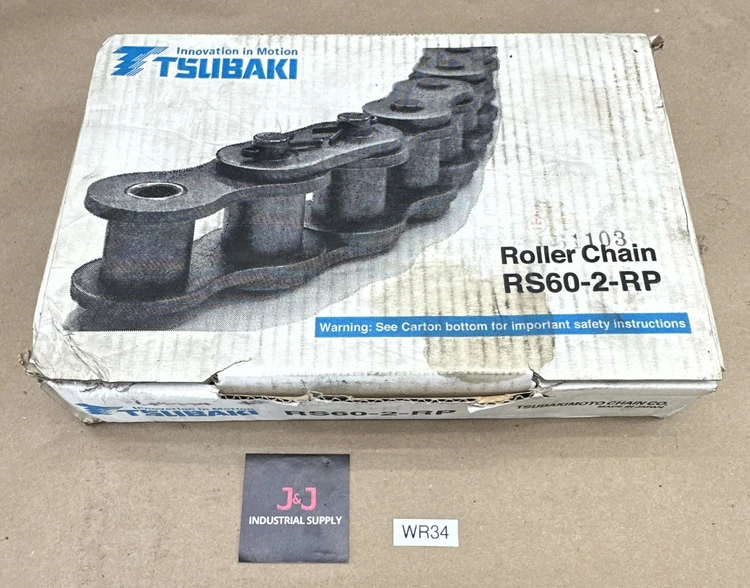 New | in-Stock TSUBAKI RS60-2-RP Roller Conveyors Indiana US | J&J Industrial Supply #866695