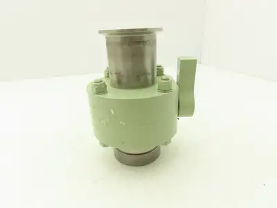 NA NA 2" Butterfly Valve Manuel 2-1/2" Flange & 2-3/8" Smooth Coupler SS Tube