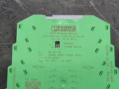 NEW 2016 PHOENIX CONTACT MINI MCR-SL-CVS-24-5-10-NC