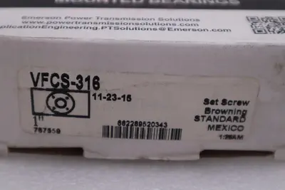 NEW Browning Mounted Bearings VFCS-316 Flange Block STOCK H1047