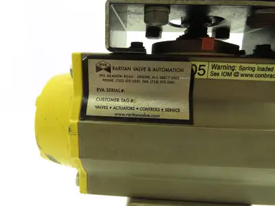 RVA 80SRB075 Pneumatic Actuator With Senitec Position Indicator 1/8" NPT 120PSI