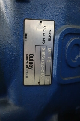 Used QUINCY COMPRESSOR QT-7.5 Lubricated Reciprocating Air Compressors Minnesota US | Machinesused.com #1368564