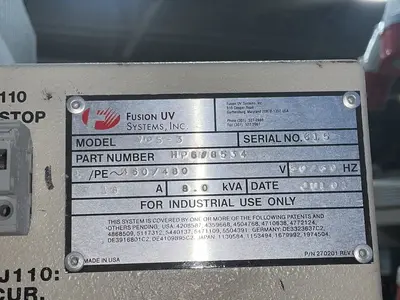 Used FUSION UV SYSTEMS, INC. _UNKNOWN_ UV Curing Systems Ohio US | HGR 24 #1547066