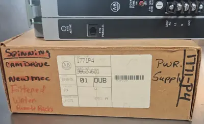 USED Allen-Bradley 1771-P4 120VAC POWER SUPPLY MODULE