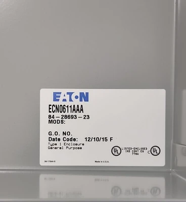 NEW Cutler Hammer ECN0611AAA