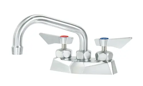 Krowne DX-306 Deck Mount Faucet w/ 6" Swing Spout - 4" Centers