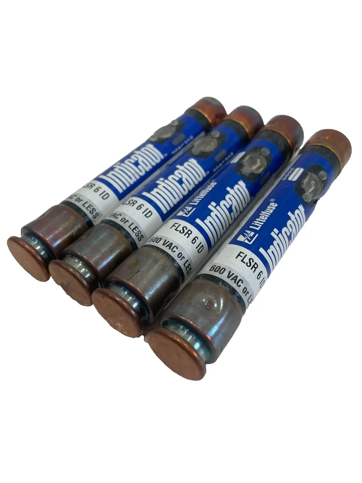 NEW LITTELFUSE FLSR 6 ID 600V FUSE CLASS RK5 LOT OF 4