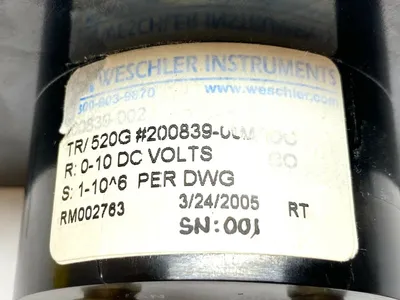 USED WESCHLER INSTRUMENTS CPS READER