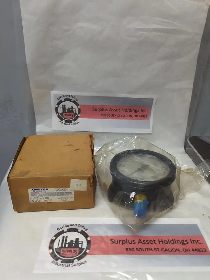 New | in-Stock AMETEK 1901LG Universal Pressure Meters Ohio US | Surplus Asset Holdings #1238718
