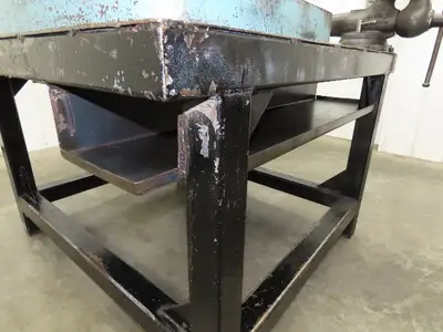 Clausing 20" Variable Speed Drill Press Weld Table 48x48" Wilton Bullet Vise