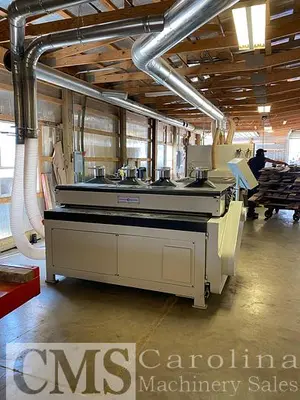 USED WOODTECH PANEL RIP SAW WITH INFEED