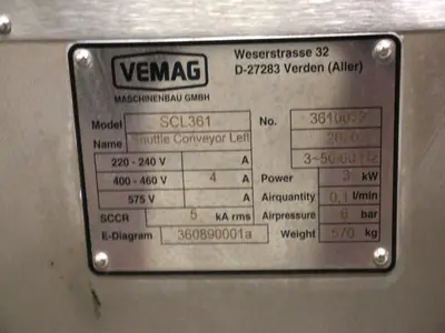 Used 2020 VEMAG SCL361 Belt Conveyors Illinois US | M&M Equipment Corp. #1377263