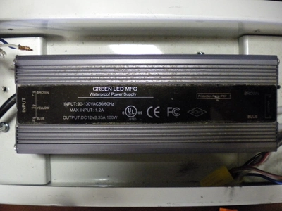 Green LED MFG Waterproof Power Supply