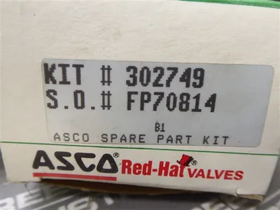 ASCO 302749 Solenoid Valve Spare Parts Kit New NIB