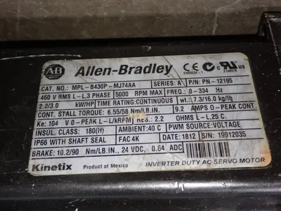 USED ALLEN BRADLEY MPLB430PMJ74AA