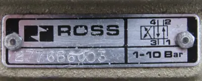 NEW ROSS 2776B0O3 VALVE