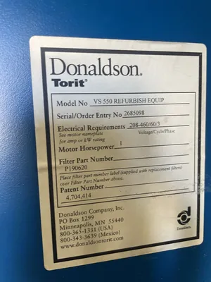 DONALDSON TORIT VS550 DUST COLLECTORS | Wheeler Machinery Sales (3)