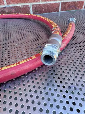 USED BIOFLEX RC 98" AFLEX HOSE W/ 1" SANITARY FITTING TO NPT
