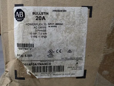 New | in-Stock 2017 ALLEN BRADLEY 20AD014A0AYNANC0 Variable Speed Drives Ohio US | HGR 24 #1133305