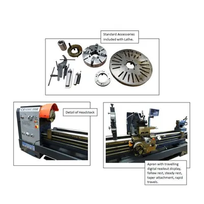 US INDUSTRIAL USL 26120BH-KIT Precision / Gap Bed Lathes | Sierra Victor Industries (3)